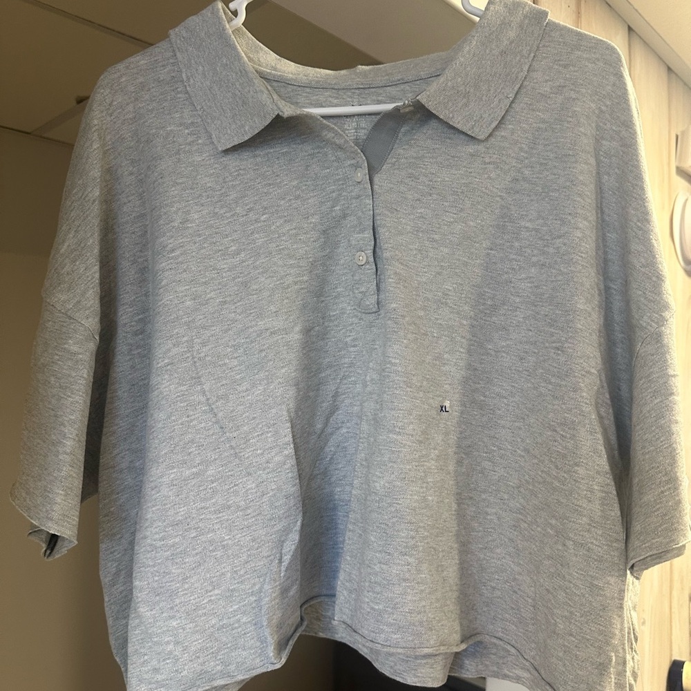 Gray Polo Shirt